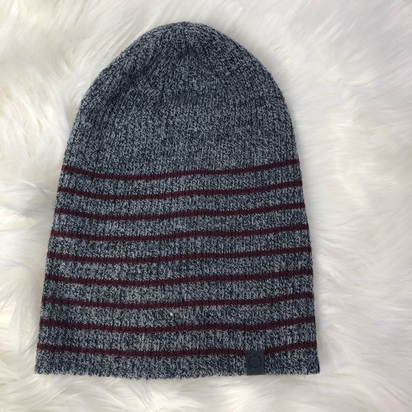 Empyre Other - ⭐️Empyre Grey and Maroon Stripped Beanie